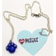 SWEET PAW Necklace - Collana Royal Blue